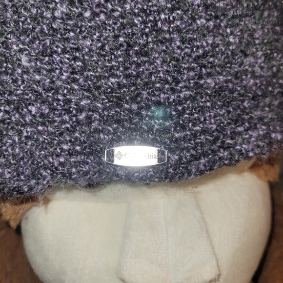 Columbia Women's Mottled Purple Bucket Hat OS ~ Stylish Winter Accessory ~ EUC - Picture 3 of 4